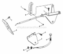 Throttle Control Diagram and Parts List for 421615BVE  Snapper Lawn Tractor