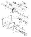 Differential RH Fender Diagram and Parts List for 421615BVE  Snapper Lawn Tractor