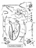 Electrical System (For 16Hp Briggs Engine) (Part 1) Diagram and Parts List for 421616BVE 82384 Snapper Lawn Tractor