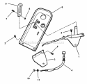 Throttle Control Diagram and Parts List for 421616BVE 82384 Snapper Lawn Tractor