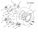 Wheels - Rear Diagram and Parts List for 421616BVE 82384 Snapper Lawn Tractor