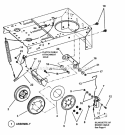 Smooth Clutch Assembly Diagram and Parts List for 421616BVE 82384 Snapper Lawn Tractor