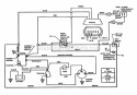 Wiring Schematic Diagram and Parts List for 421616BVE 82384 Snapper Lawn Tractor