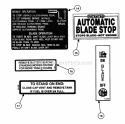 Decals (Part 2) Diagram and Parts List for 421616BVE 82384 Snapper Lawn Tractor