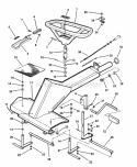 Front End Steering Diagram and Parts List for 421620BVE  Snapper Lawn Tractor