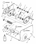 Chain Case LH Fender Diagram and Parts List for 421622BVE 84707 Snapper Lawn Tractor