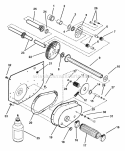 Differential RH Fender Diagram and Parts List for 421622BVE 84707 Snapper Lawn Tractor
