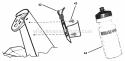 Front End Steering (Part 2) Diagram and Parts List for 421622BVE 84707 Snapper Lawn Tractor