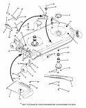 42 Cutting Deck Sub Assembly Diagram and Parts List for 421622BVE 84707 Snapper Lawn Tractor