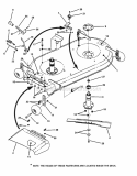 42 Mower Deck Assembly Pt1 Diagram and Parts List for 421823BVE 84880 Snapper Lawn Tractor