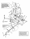42 Mower Deck Assembly Pt2 Diagram and Parts List for 421823BVE 84880 Snapper Lawn Tractor