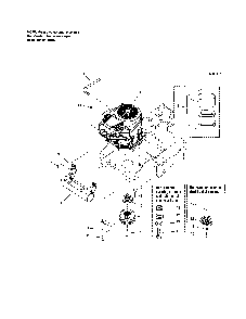 Engine/pto-26 hp briggs & stratton Diagram and Parts List for 5900743  Snapper Lawn Mower