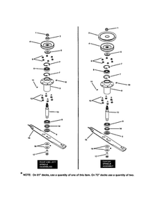Part Location Diagram of 7075770 Snapper Blade, 18