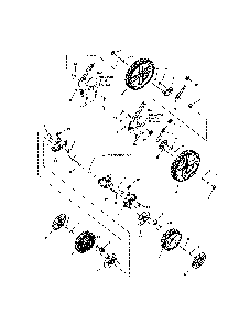 Wheel/4 point hoc/high-wheel Diagram and Parts List for 130381460  Snapper Lawn Mower