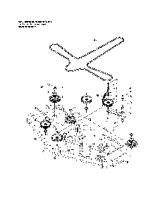Pulleys/belt/idler arm Diagram and Parts List for 5900693  Snapper Lawn Mower