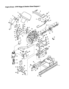 Part Location Diagram of 1725337 Snapper Knob, Throttle