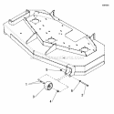 48 Mower Deck Group - Rollers Diagram and Parts List for 400ZB2748 5900528 Snapper Lawn Tractor