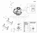 Engine  Pto Group Diagram and Parts List for 400ZB2748 5900528 Snapper Lawn Tractor