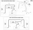 Evap Canister Group Diagram and Parts List for 400ZB2748 5900528 Snapper Lawn Tractor