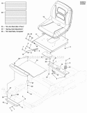 Part Location Diagram of 5407829D Snapper Plate, Foot Rest - Red