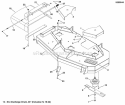 48 Mower Deck Group - Housing Covers Spindles  Blades Diagram and Parts List for 400ZB2748 5900528 Snapper Lawn Tractor