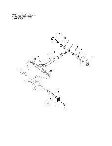61"/72" mower deck-rear mount bars Diagram and Parts List for 5900693  Snapper Lawn Mower