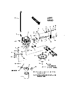 Lh pump Diagram and Parts List for SPA481 SERIES 3 Snapper Lawn Mower