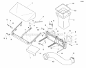 Catcher  Cover Group Diagram and Parts List for 5600539  Snapper Lawn Tractor Accessories