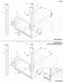 Part Location Diagram of 5407783A Snapper Plate, Support, Bagger Mount - Black