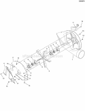 Blower Group Diagram and Parts List for 5600610  Snapper Lawn Tractor Accessories