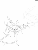 Part Location Diagram of 5409283A Snapper Weld, Nerf Bar, 44 & 48 - Black