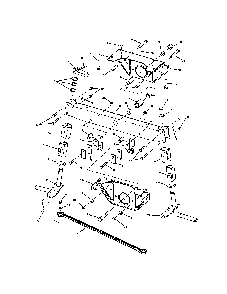 Part Location Diagram of 7033383 Snapper Bracket, Deck Hanger