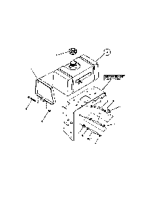 Part Location Diagram of 7044639 Snapper Tank, Fuel