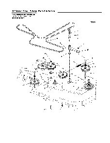 Pulleys/belts/idler arm Diagram and Parts List for 5900693  Snapper Lawn Mower