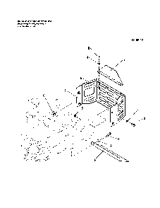 Rear bumper Diagram and Parts List for 5900743  Snapper Lawn Mower