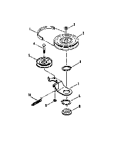 Part Location Diagram of 7028941 Snapper SPRING, Idler
