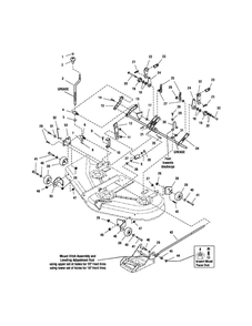 Part Location Diagram of 1727361A Snapper Hanger & Spacer Assembly