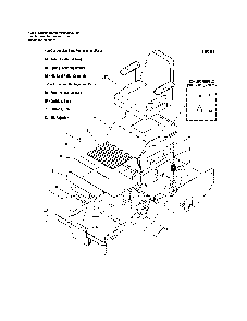 Seat/kick plate Diagram and Parts List for 5900665  Snapper Lawn Mower