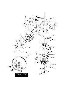 Part Location Diagram of 7044679YP Murray (C) WELD FRAME