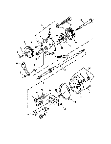 Transmission (differential) Diagram and Parts List for 84287  Snapper Lawn Mower
