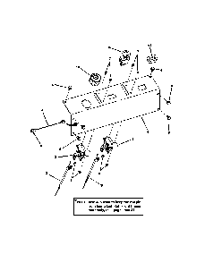 Control panel Diagram and Parts List for 85673  Snapper Lawn Mower