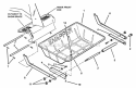 Front Load Carrier Diagram and Parts List for 7060197  Snapper Lawn Tractor