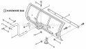Part Location Diagram of 7041616 Snapper Blade Structure
