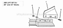 Air Lift Kit Diagram and Parts List for 7060480  Snapper Lawn Tractor Accessories