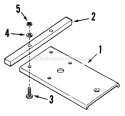 Extension Kit Diagram and Parts List for 7060711  Snapper Lawn Tractor Accessories
