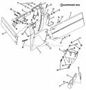 Part Location Diagram of 7047858YP Briggs and Stratton Drawbar weld.
