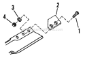 Air Lift Kit Diagram and Parts List for 7060785  Snapper Lawn Tractor Accessories
