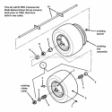 Dual Wheel Conversion Diagram and Parts List for 7060803  Snapper Lawn Tractor Accessories