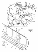 Part Location Diagram of 7057391 Snapper Assembly, Snow Blade