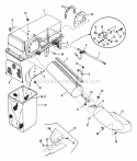Twin Catcher Diagram and Parts List for 7060913  Snapper Lawn Tractor Accessories